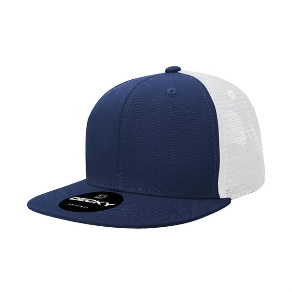 Decky 6 Panel High Profile Structured Acr/Poly Trucker