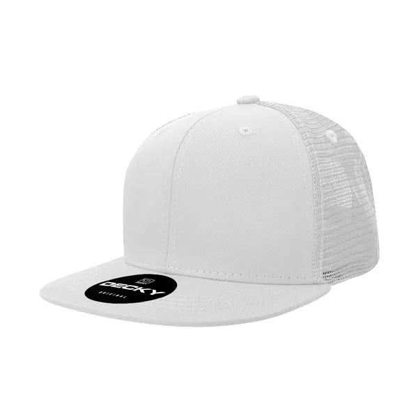Decky 6 Panel High Profile Structured Acr/Poly Trucker