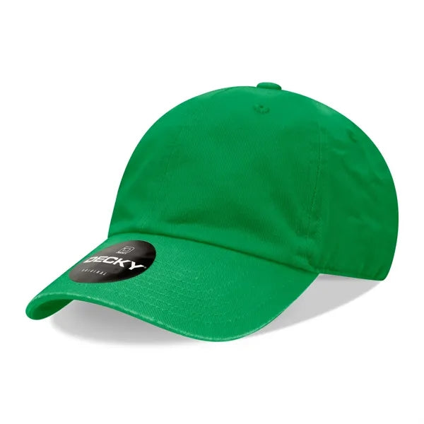 Decky 6 Panel Low Profile Relaxed Cotton Dad Hat