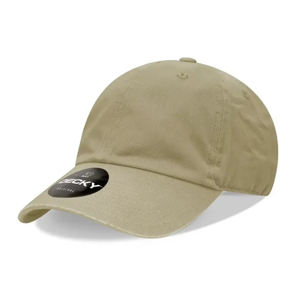 Decky 6 Panel Low Profile Relaxed Cotton Dad Hat