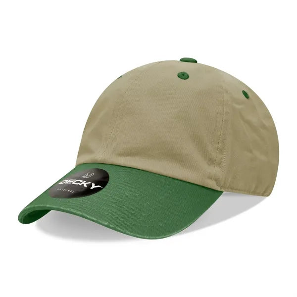 Decky 6 Panel Low Profile Relaxed Cotton Dad Hat