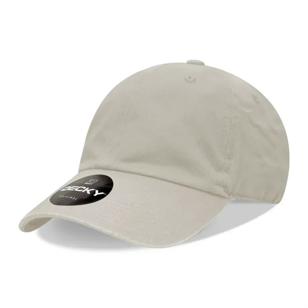 Decky 6 Panel Low Profile Relaxed Cotton Dad Hat