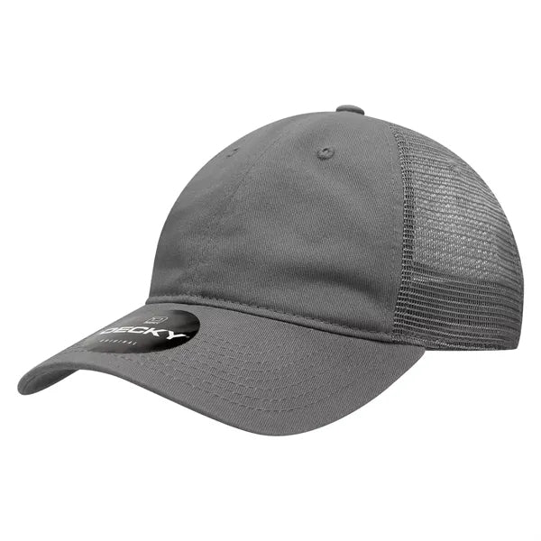 Decky 6 Panel Low Profile Relaxed Cotton Trucker