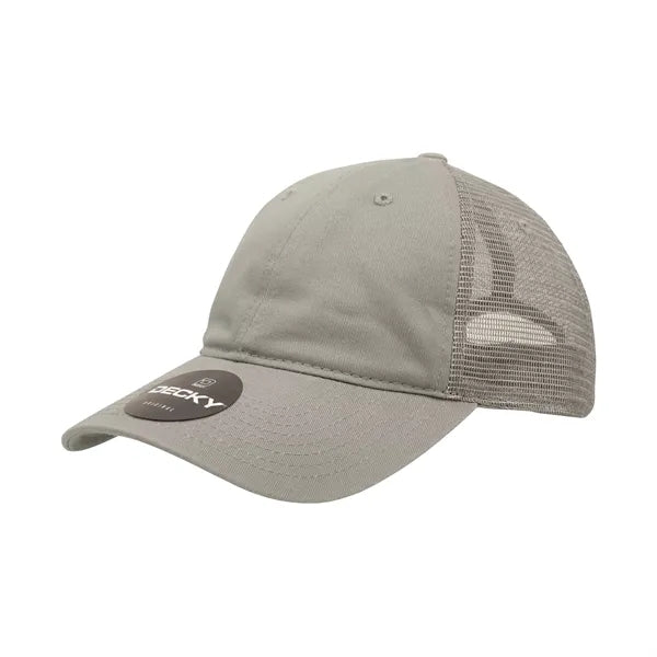 Decky 6 Panel Low Profile Relaxed Cotton Trucker