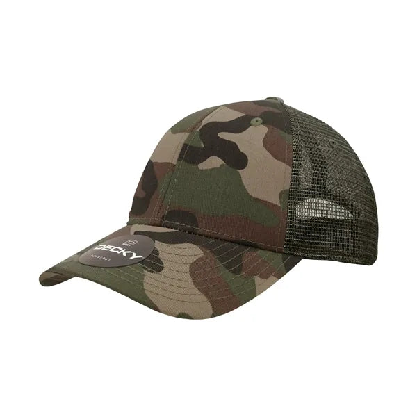 Decky 6 Panel Low Profile Relaxed Cotton Trucker