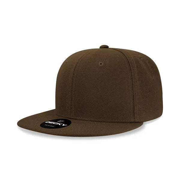 Decky 6 Panel High Profile Structured Acr/Poly Snapback