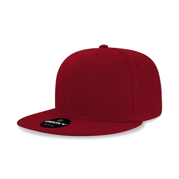Decky 6 Panel High Profile Structured Acr/Poly Snapback