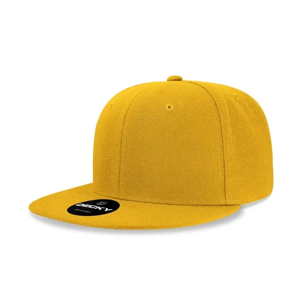 Decky 6 Panel High Profile Structured Acr/Poly Snapback
