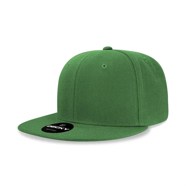 Decky 6 Panel High Profile Structured Acr/Poly Snapback