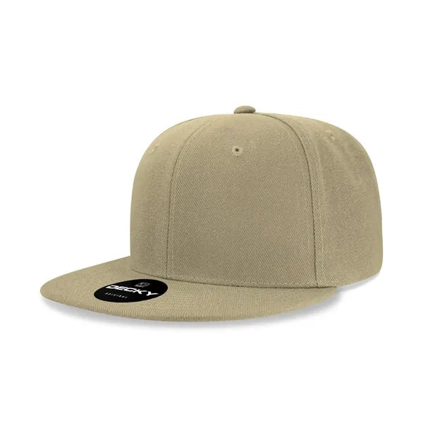 Decky 6 Panel High Profile Structured Acr/Poly Snapback