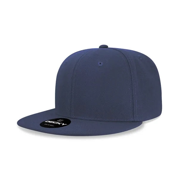 Decky 6 Panel High Profile Structured Acr/Poly Snapback
