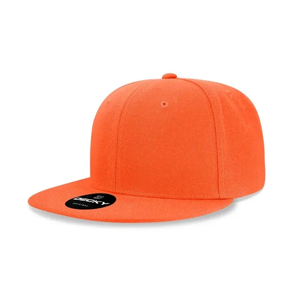 Decky 6 Panel High Profile Structured Acr/Poly Snapback
