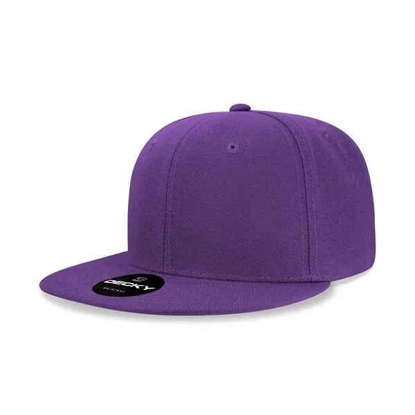 Decky 6 Panel High Profile Structured Acr/Poly Snapback