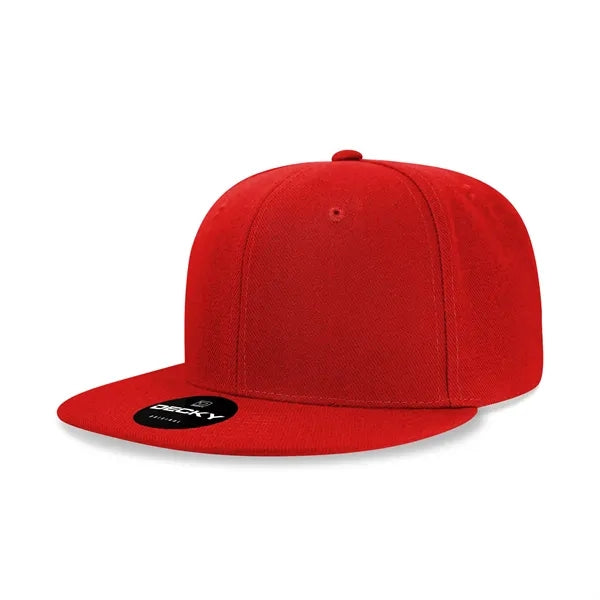 Decky 6 Panel High Profile Structured Acr/Poly Snapback