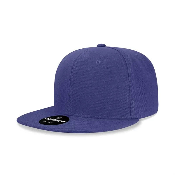 Decky 6 Panel High Profile Structured Acr/Poly Snapback