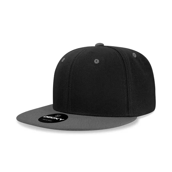 Decky 6 Panel High Profile Structured Acr/Poly Snapback