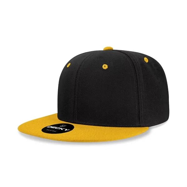 Decky 6 Panel High Profile Structured Acr/Poly Snapback