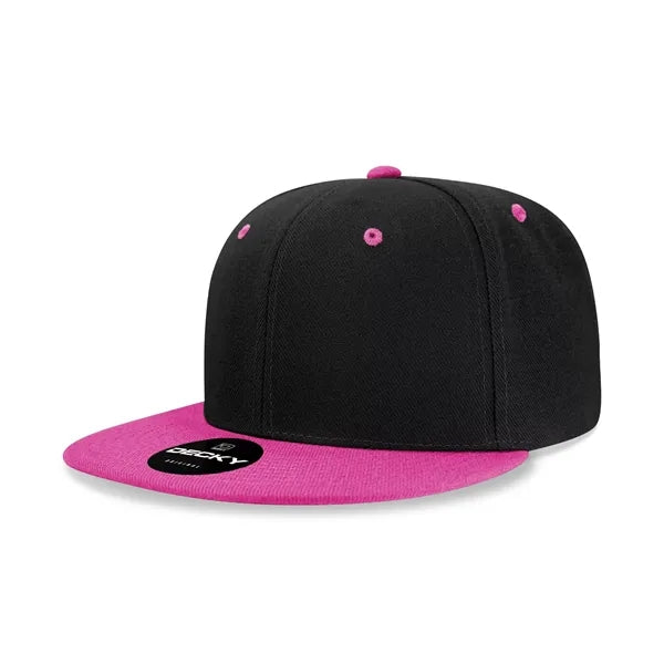 Decky 6 Panel High Profile Structured Acr/Poly Snapback