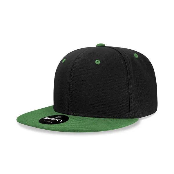 Decky 6 Panel High Profile Structured Acr/Poly Snapback