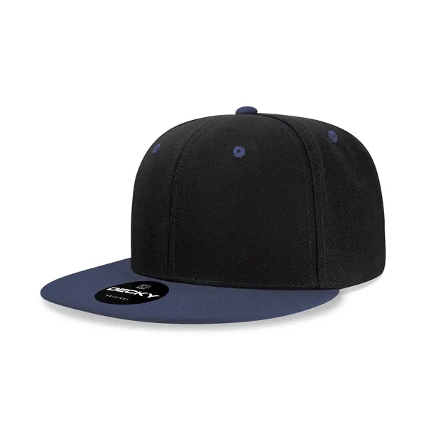 Decky 6 Panel High Profile Structured Acr/Poly Snapback