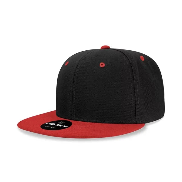 Decky 6 Panel High Profile Structured Acr/Poly Snapback