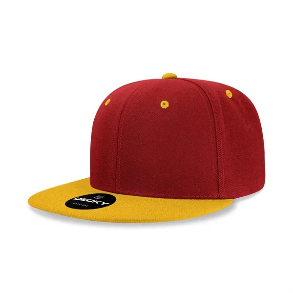 Decky 6 Panel High Profile Structured Acr/Poly Snapback