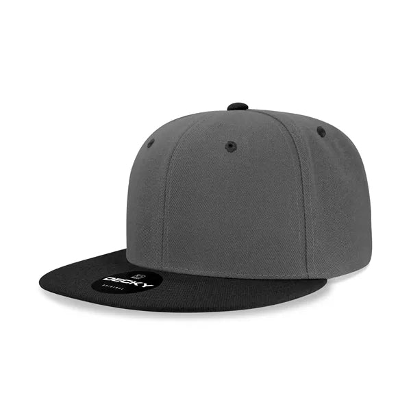 Decky 6 Panel High Profile Structured Acr/Poly Snapback
