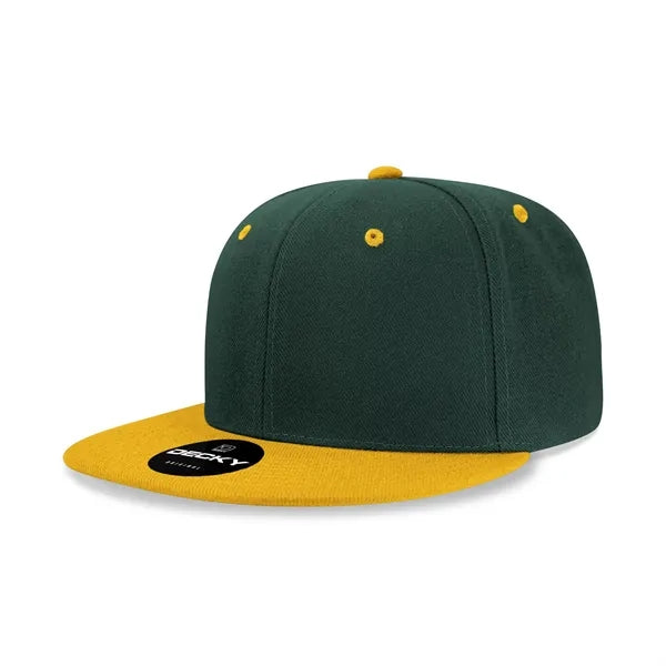 Decky 6 Panel High Profile Structured Acr/Poly Snapback