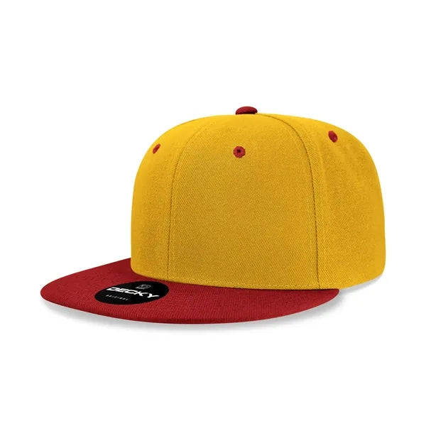 Decky 6 Panel High Profile Structured Acr/Poly Snapback