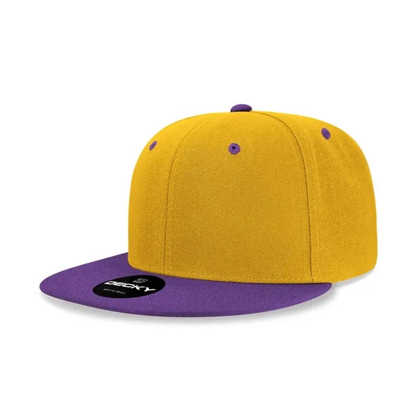Decky 6 Panel High Profile Structured Acr/Poly Snapback