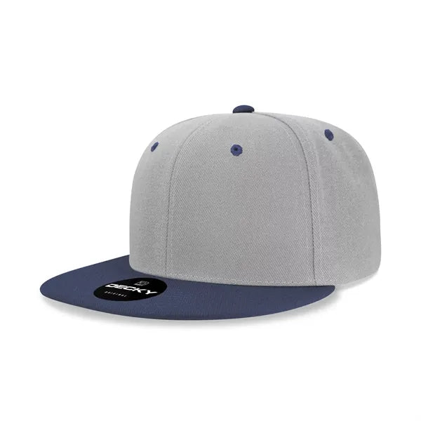 Decky 6 Panel High Profile Structured Acr/Poly Snapback