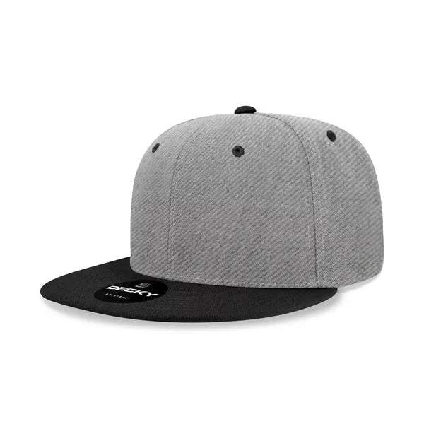 Decky 6 Panel High Profile Structured Acr/Poly Snapback