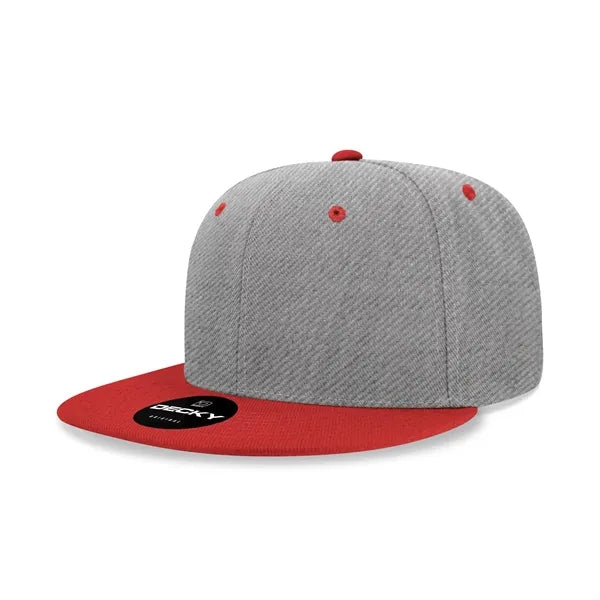 Decky 6 Panel High Profile Structured Acr/Poly Snapback