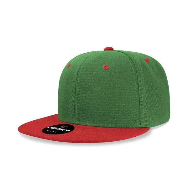 Decky 6 Panel High Profile Structured Acr/Poly Snapback