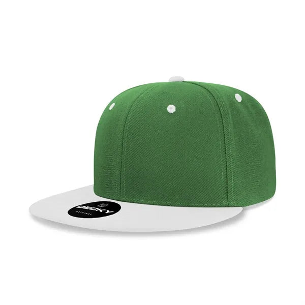 Decky 6 Panel High Profile Structured Acr/Poly Snapback