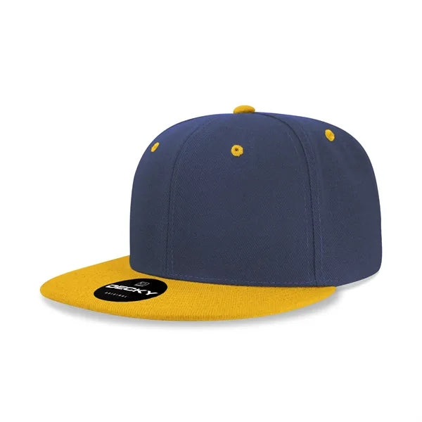 Decky 6 Panel High Profile Structured Acr/Poly Snapback