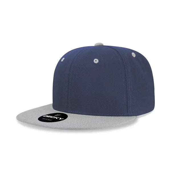 Decky 6 Panel High Profile Structured Acr/Poly Snapback