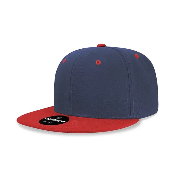 Decky 6 Panel High Profile Structured Acr/Poly Snapback
