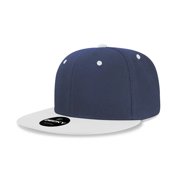 Decky 6 Panel High Profile Structured Acr/Poly Snapback
