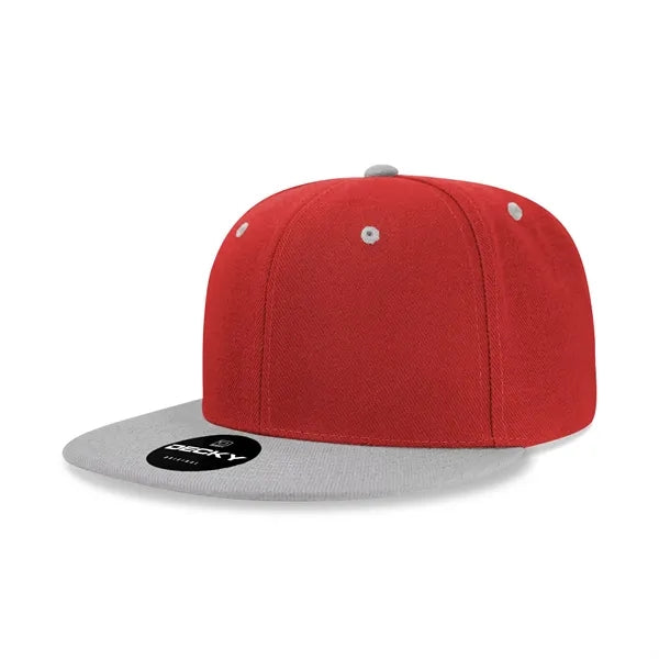 Decky 6 Panel High Profile Structured Acr/Poly Snapback