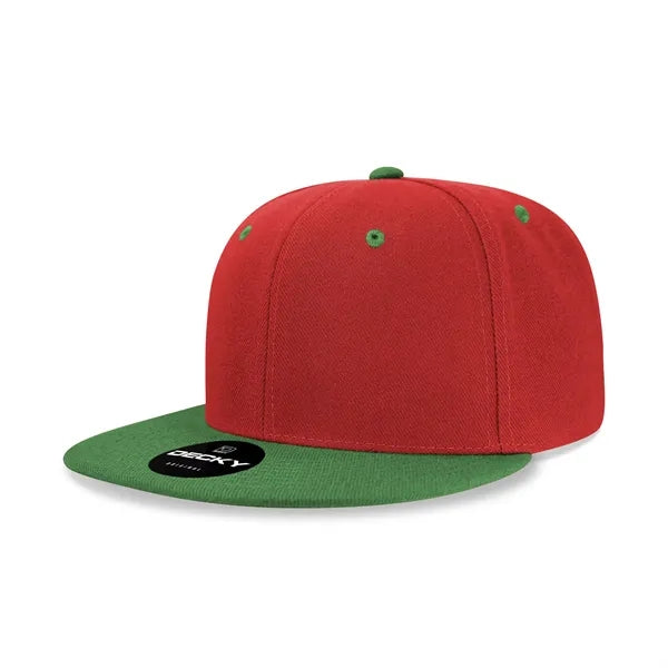 Decky 6 Panel High Profile Structured Acr/Poly Snapback