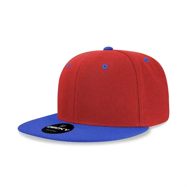 Decky 6 Panel High Profile Structured Acr/Poly Snapback