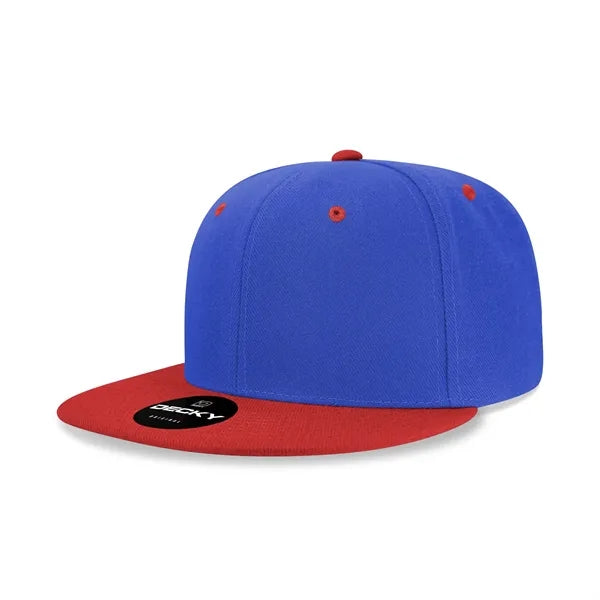 Decky 6 Panel High Profile Structured Acr/Poly Snapback