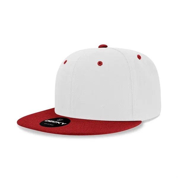 Decky 6 Panel High Profile Structured Acr/Poly Snapback