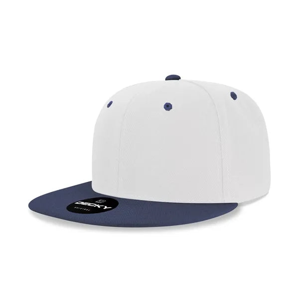 Decky 6 Panel High Profile Structured Acr/Poly Snapback
