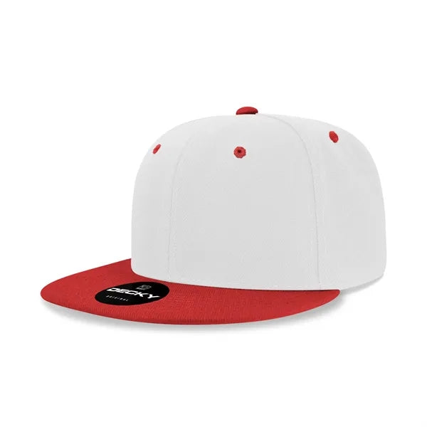 Decky 6 Panel High Profile Structured Acr/Poly Snapback