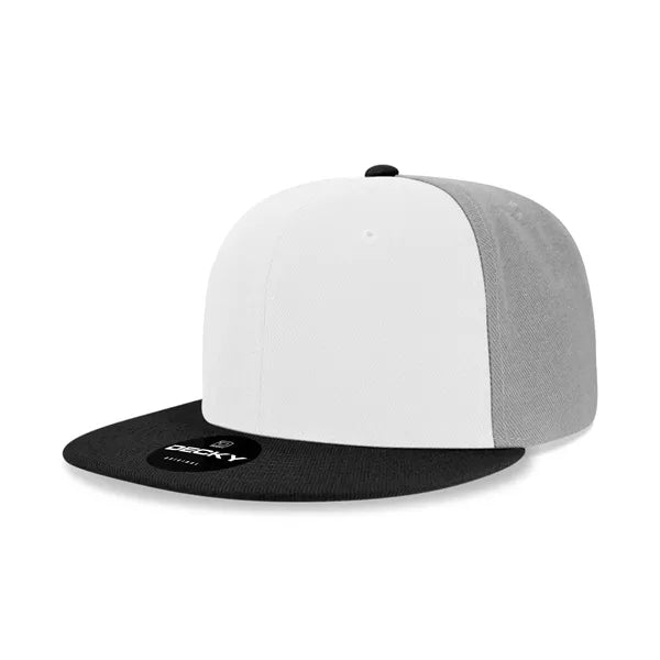 Decky 6 Panel High Profile Structured Acr/Poly Snapback
