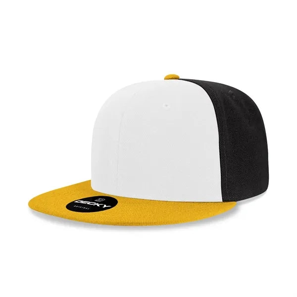 Decky 6 Panel High Profile Structured Acr/Poly Snapback