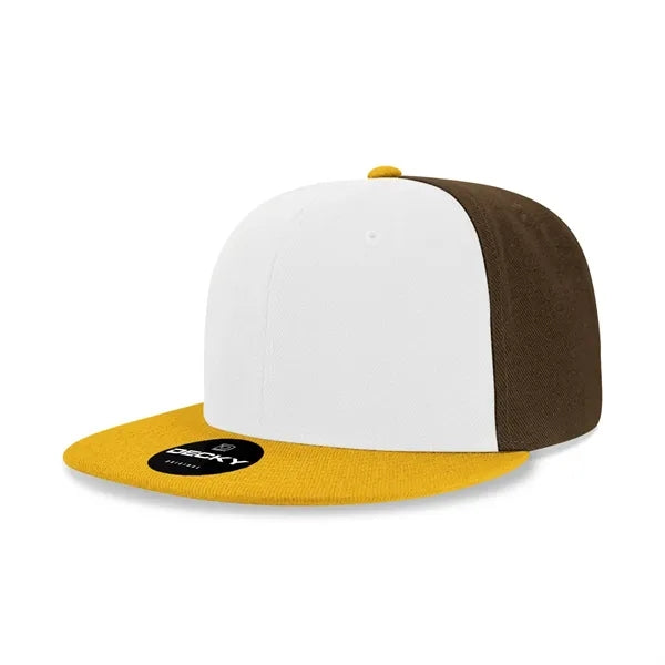 Decky 6 Panel High Profile Structured Acr/Poly Snapback