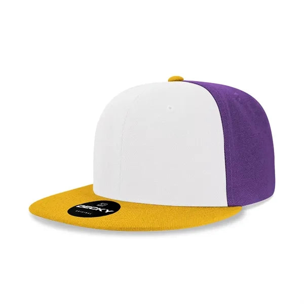 Decky 6 Panel High Profile Structured Acr/Poly Snapback